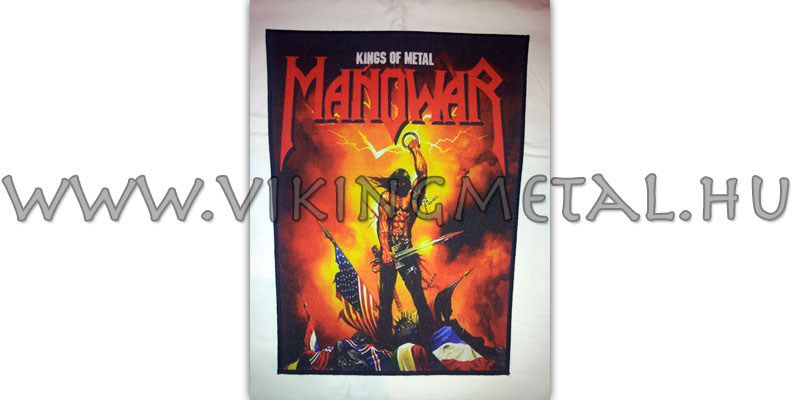 Manowar - Kings of Metal hátfelvarró
