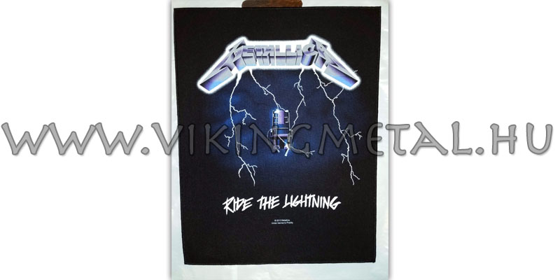 Metallica - Ride the Lightning hátfelvarró