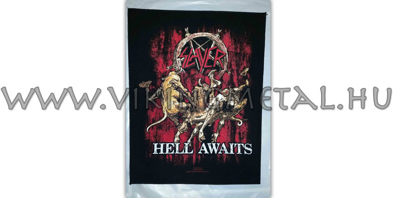 Slayer - Hell Awaits hátfelvarró