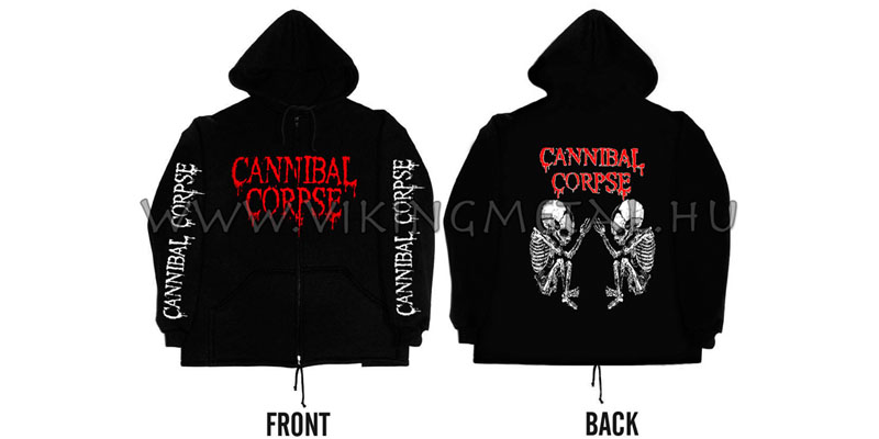 Cannibal Corpse kapucnis pulcsi